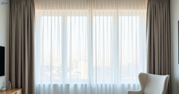 Restored vibrant drapes in dawes-point-nsw QLD after Fresho Curtain Cleaning